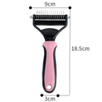 🐾 LIMITED TIME 50% OFF! ✨ Professional Pet Deshedding Tool – Gentle, 2-in-1, Efficient ✨