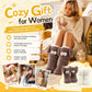 🎅💗Christmas Hot Sale 50% OFF!!🎄⚡50K+ SOLD💕Women's Plush Slippers Socks Floor Socks Winter Home Indoor Thickened Fleece-Lined Anti-Slip Adult Women's Plush Snow Socks Shoe Covers