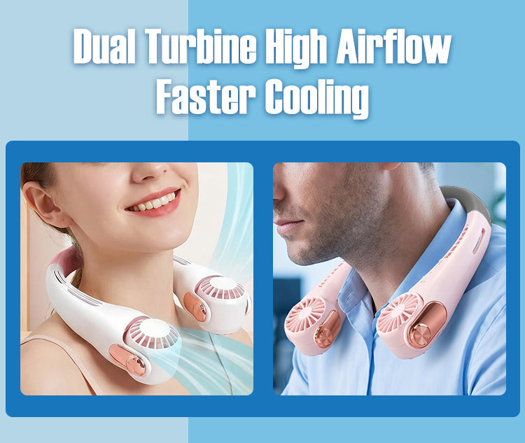 360° Ultra-Quiet & Lightweight Neck Fan