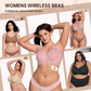 🏆LAST DAY SALE 60% OFF🖤Women's Jelly Bras Wirefree Full Coverage No Underwire Everyday Bra | Comfortable Wireless Padded Bras👍No More Sagging Breasts
