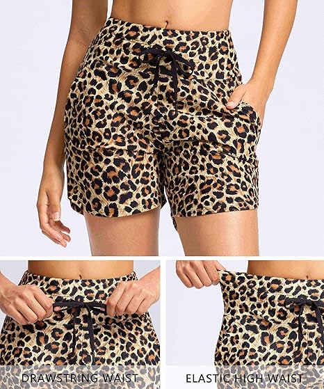 🌞Last Day Promotion-60% OFF❄️Women's High-Waisted Quick-Dry Swim Shorts
