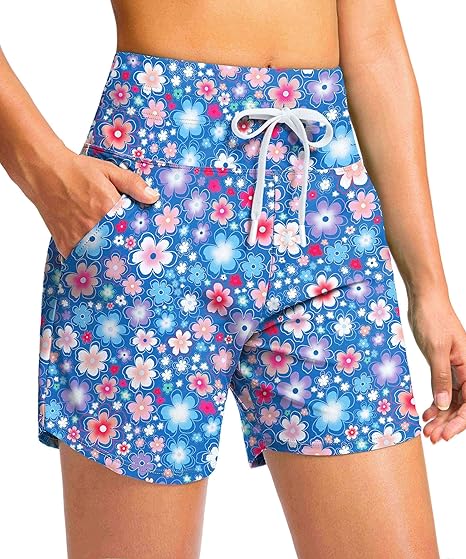 🌞Last Day Promotion-60% OFF❄️Women's High-Waisted Quick-Dry Swim Shorts