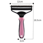 🐾 LIMITED TIME 50% OFF! ✨ Professional Pet Deshedding Tool – Gentle, 2-in-1, Efficient ✨