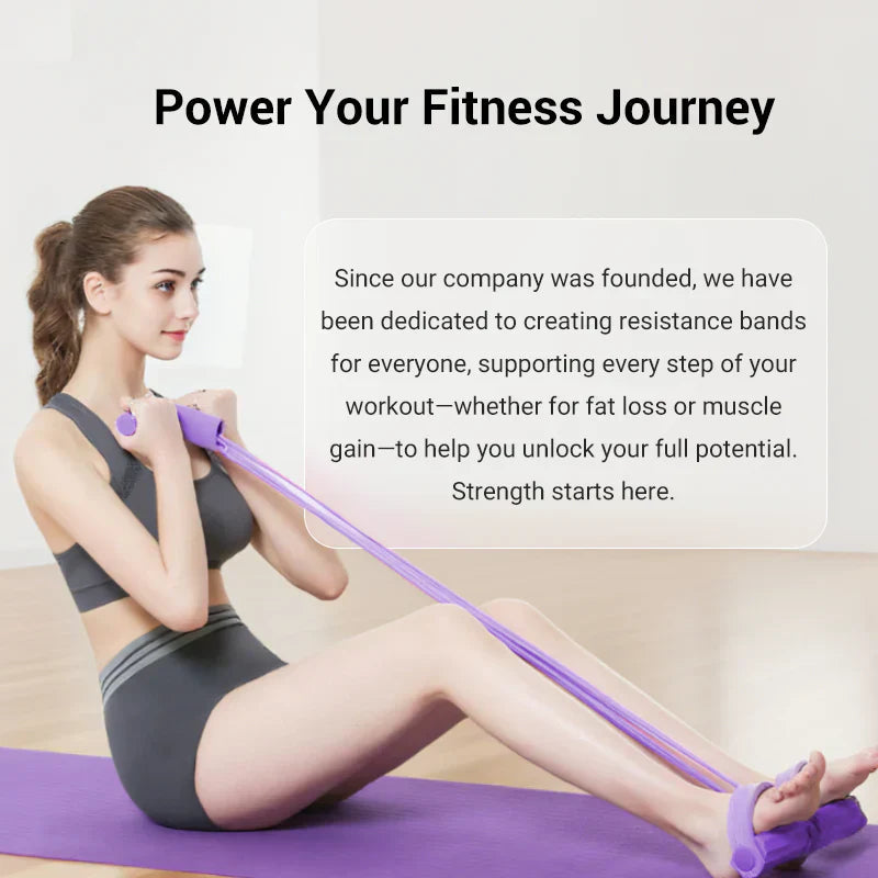 🏆Last Day Special Price !!⚡💪Multi-functional Pedal Resistance Band Trainer – Portable Foot Pedal Fitness Equipment for Home Gym🌿🏠