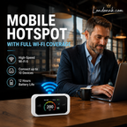 🥳2026 HOT SALE🥳💞50K+ SOLD!📶🌐 50% OFF! Mobile Hotspot – Portable WiFi, full coverage anywhere. No contract, no setup. Stay connected on the go! 📱✨（No card included））