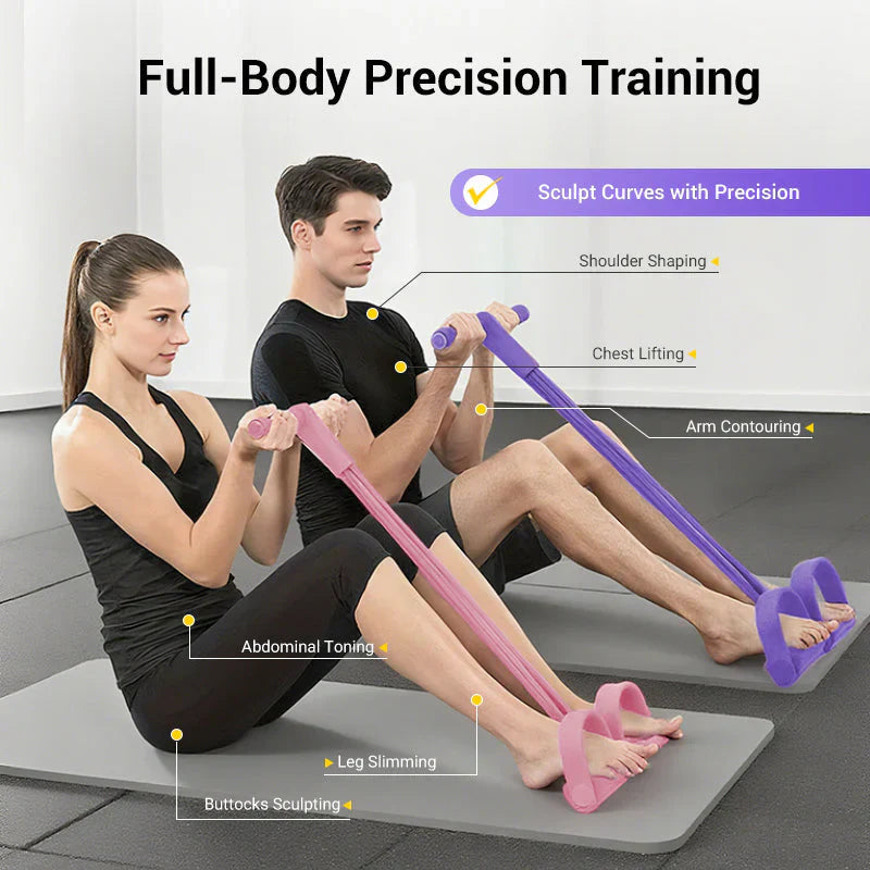 🏆Last Day Special Price !!⚡💪Multi-functional Pedal Resistance Band Trainer – Portable Foot Pedal Fitness Equipment for Home Gym🌿🏠