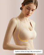 🎁🔥Last day sale 50% OFF⏳👍✨Cross Back Front Closure Wireless Posture Support Bra– All-Day Comfort, Breathable & Summer-Ready 💕
