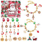 🎅Christmas Gift idea 50% OFF 🎁24-Day Christmas Bracelet Advent Calendar – DIY Jewelry-Making Kit for Girls