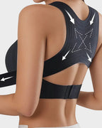 🎁🔥Last day sale 50% OFF⏳👍✨Cross Back Front Closure Wireless Posture Support Bra– All-Day Comfort, Breathable & Summer-Ready 💕