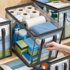 ⏳LAST DAY BUY 2 GET 1 FREE!!💕Transparent Storage Bag – Large, Dust & Moisture-Proof with Handle✨Ultimate All-in-One Organizer for Clothes, Toys, Books, Stuffed Animals & Absolutely Everything! 🧸📚👕🧦