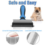 🐾 LIMITED TIME 50% OFF! ✨ Professional Pet Deshedding Tool – Gentle, 2-in-1, Efficient ✨