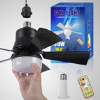 🌬️Surprise Price: Only £16.99!!🔥SmartBreez™ 40W LED Ceiling Fan Light – 20.5” Ultra-Quiet with Remote 🎯 | E27 + FREE B22 Adapter 🔌 | For Bedroom 😴, Kitchen 👩‍🍳 & Garage 🛠️ – UK Ready! 🇬🇧