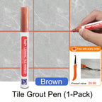 🎁💥LAST DAY SPECIAL PRICE:￡6.99!!!🖌️ Anti-Mould & Waterproof Joint Pen for Ceramic Tiles! 🧱