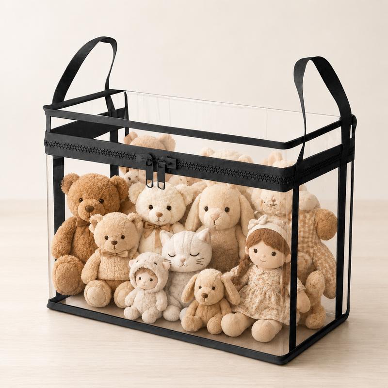 ⏳LAST DAY BUY 2 GET 1 FREE!!💕Transparent Storage Bag – Large, Dust & Moisture-Proof with Handle✨Ultimate All-in-One Organizer for Clothes, Toys, Books, Stuffed Animals & Absolutely Everything! 🧸📚👕🧦