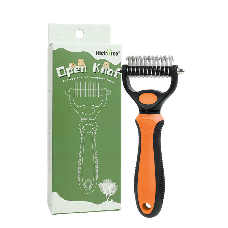 🐾 LIMITED TIME 50% OFF! ✨ Professional Pet Deshedding Tool – Gentle, 2-in-1, Efficient ✨