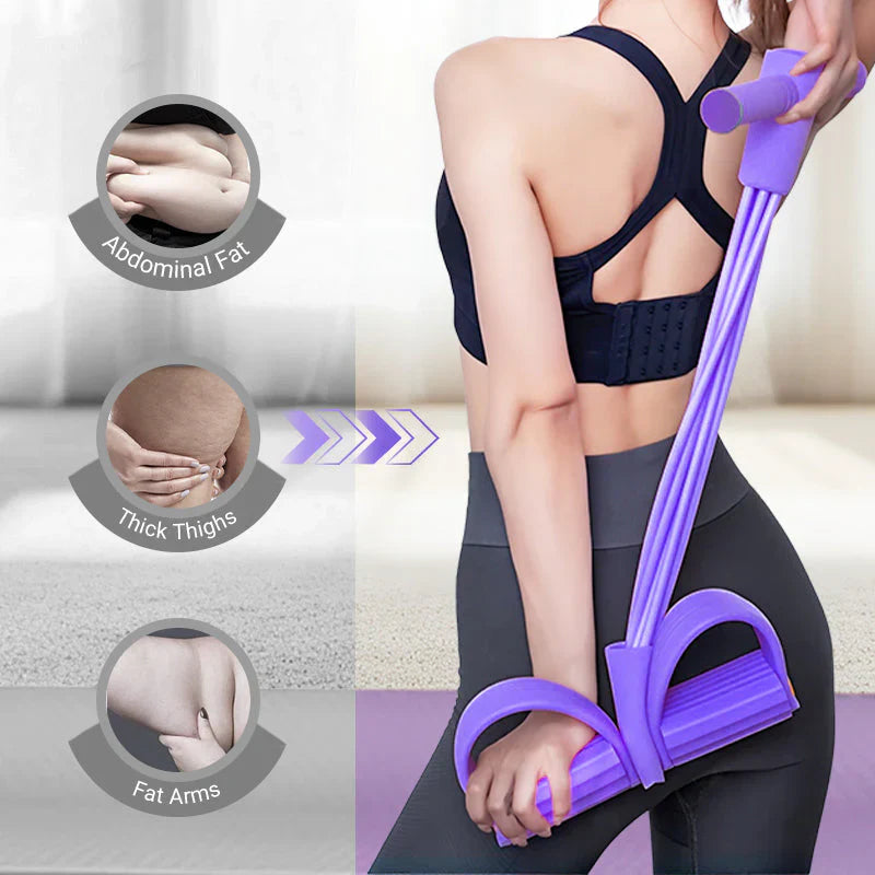 🏆Last Day Special Price !!⚡💪Multi-functional Pedal Resistance Band Trainer – Portable Foot Pedal Fitness Equipment for Home Gym🌿🏠
