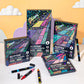 🎨Glitter Effect Brush Markers🥇✨: Create Sparkling Art Smoothly 🥳🌈24-96 Colors | Smooth No Clog | No Bleed Through📝