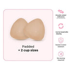 💕LAST DAY SALE ONLY ￡7.99!!💕OUFALI Lift Inserts for Bras – Lightly Padded, Double-Sided Adhesive👙 Reusable, Washable • Natural Lift • Seamless Under Clothing ✨