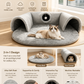 🐱 50% OFF NOW! 🛏️ Plush 2-in-1 Cat Tunnel Bed – Collapsible, scratch-resistant & cozy – combines hideaway tunnel with soft sleeping pad – perfect for play, rest & pouncing 🐾