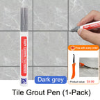 🎁💥LAST DAY SPECIAL PRICE:￡6.99!!!🖌️ Anti-Mould & Waterproof Joint Pen for Ceramic Tiles! 🧱