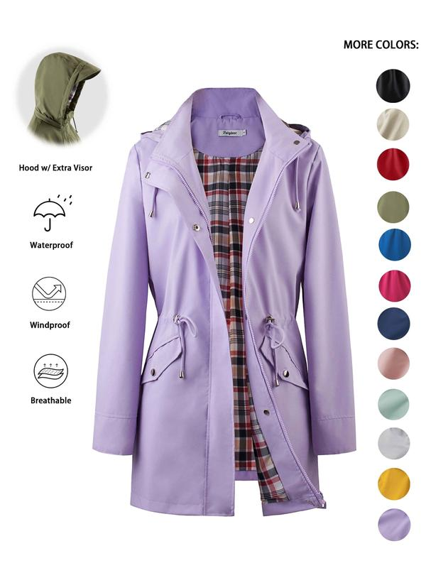 🔥This Week's Special Price!!🧥💦Womens Chic. Lightweight. Waterproof Jacket🍃-Unleash Style and Durability in Any Storm!