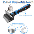 🐾 LIMITED TIME 50% OFF! ✨ Professional Pet Deshedding Tool – Gentle, 2-in-1, Efficient ✨