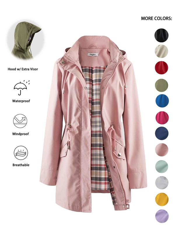 🔥This Week's Special Price!!🧥💦Womens Chic. Lightweight. Waterproof Jacket🍃-Unleash Style and Durability in Any Storm!