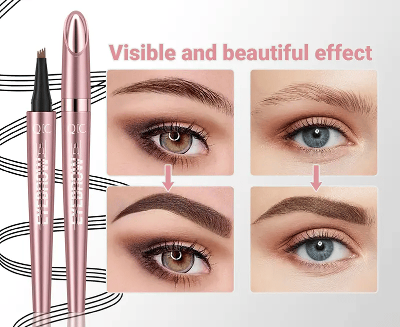 🥳BUY 1 GET 1 FREE💞50K+ SOLD!💥✨3D Natural-Looking Eyebrow Pencil– 4-prong tip creates natural hair-like strokes. Waterproof, smudge-proof & lasts 24h
