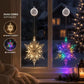 🎄Christmas Hot Sale 50% OFF!🎁Battery-Operated LED Christmas Window Lights✨ | Battery Operated, Warm & Multi-Colour, Window Suction Lights, Christmas Home & Party Decor