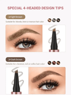 🥳BUY 1 GET 1 FREE💞50K+ SOLD!💥✨3D Natural-Looking Eyebrow Pencil– 4-prong tip creates natural hair-like strokes. Waterproof, smudge-proof & lasts 24h