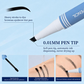 ⏳LAST DAY SALE: ￡8.99!!🥳BUY 1 GET 1 FREE!!✨Say Goodbye to Sparse, Uneven Brows – Dual-Tip 3D Microblading Eyebrow Pen for Natural, Long-Lasting Results!✨