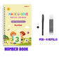 🏆LAST DAY SALE ONLY ￡6.99!🔥4-in-1 Fun Reusable Learning Books📚✨Handwriting • Numbers • Drawing • Fine Motor Skills • With Vanishing Ink Pen | Ages 2+ • Eco-Friendly & Screen-Free 🌱🇬🇧