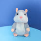 🐹 Last Day Special Price & Free Shipping！✨Talking Hamster Plush – repeats whatever you say, auto head-shaking, hilarious fun for kids & adults🎁
