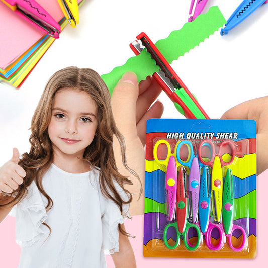 ✂️ Last Day Special Price £6.99 ! 🔥Buy 2 Get 1 Free🎁  Kids Safety Art Scissors Set – Fun, Creative & Safe for Little Hands 🎨✨