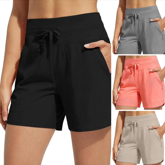 🌞Last Day Promotion-60% OFF❄️Women's High-Waisted Quick-Dry Swim Shorts