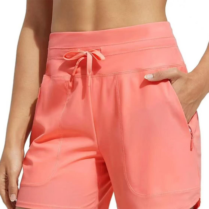 🌞Last Day Promotion-60% OFF❄️Women's High-Waisted Quick-Dry Swim Shorts