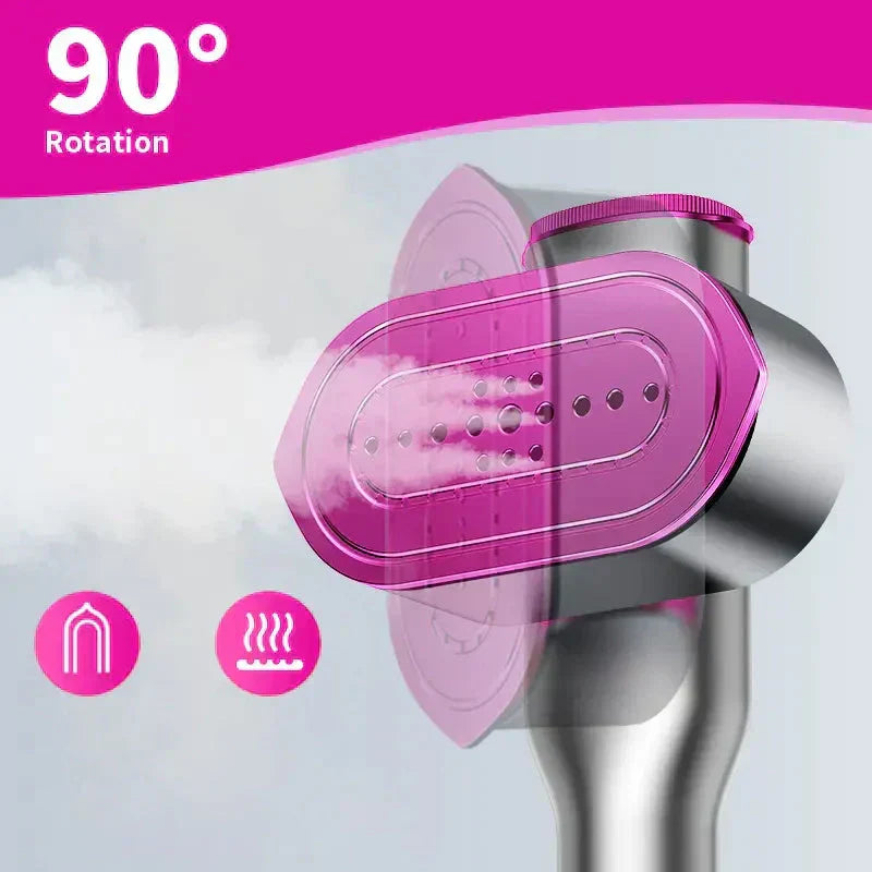 🥳2026 HOT SALE💞50K+ SOLD!💥🧺💨 50% OFF! Steam Iron & Steamer 2-in-1 – Kills 99.99% mites & bacteria. 5s preheat, 150ml tank. Ceramic plate, even heat. Safe for silk to cotton. Your fabric care essential. 🛡️🌿