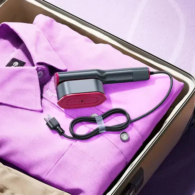 🥳2026 HOT SALE💞50K+ SOLD!💥🧺💨 50% OFF! Steam Iron & Steamer 2-in-1 – Kills 99.99% mites & bacteria. 5s preheat, 150ml tank. Ceramic plate, even heat. Safe for silk to cotton. Your fabric care essential. 🛡️🌿