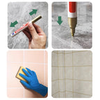 🎁💥LAST DAY SPECIAL PRICE:￡6.99!!!🖌️ Anti-Mould & Waterproof Joint Pen for Ceramic Tiles! 🧱