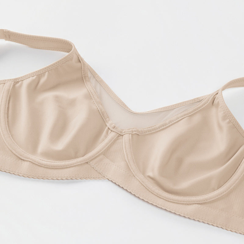 🏆 Last Day Special Price £9.99💐Women's Elegant Sheer Full Coverage Plus Size Bra