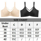 🏆 Last Day Special Price £9.99💐Women's Elegant Sheer Full Coverage Plus Size Bra