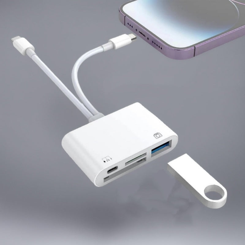 💥2026 HOT SALE⏰50% OFF! 🥳3-in-1 USB-C Memory Card Reader