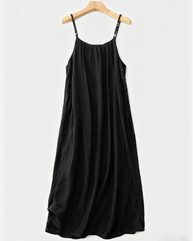 💕💖LAST DAY SALE 50% OFF!💃Women's Solid Color Backless Cami Dress