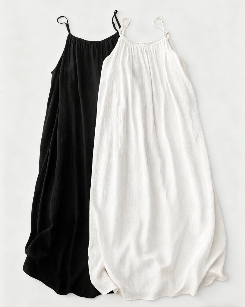 💕💖LAST DAY SALE 50% OFF!💃Women's Solid Color Backless Cami Dress