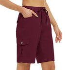 🌞Summer Hot Sale-60% Off!!🌿Women's Quick-Dry Cargo Shorts with Pockets