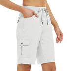 🌞Summer Hot Sale-60% Off!!🌿Women's Quick-Dry Cargo Shorts with Pockets