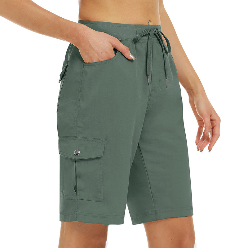 🌞Summer Hot Sale-60% Off!!🌿Women's Quick-Dry Cargo Shorts with Pockets
