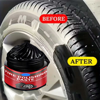🚗LAST DAY BUY 1 GET 1 FREE! ✨ Car Tire & Plastic Trim Renewal Paste – Restores Shine, Prevents Cracking & Easy Application 🛞 2