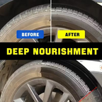 🚗LAST DAY BUY 1 GET 1 FREE! ✨ Car Tire & Plastic Trim Renewal Paste – Restores Shine, Prevents Cracking & Easy Application 🛞 2
