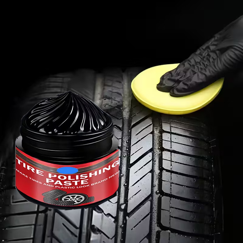 🚗LAST DAY BUY 1 GET 1 FREE! ✨ Car Tire & Plastic Trim Renewal Paste – Restores Shine, Prevents Cracking & Easy Application 🛞 2